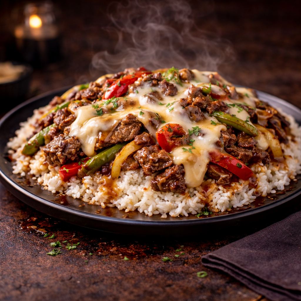Pepper Steak Rice